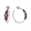 ARGOLA PEDRAS CRISTAL RAINBOW