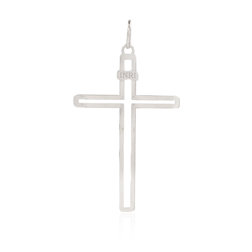 LEAKED CROSS SILVER PENDANT