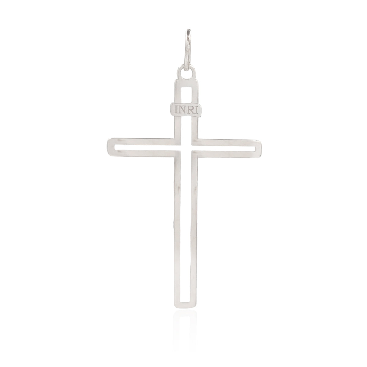 LEAKED CROSS SILVER PENDANT