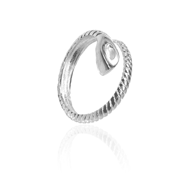 SNAKE SILVER RING