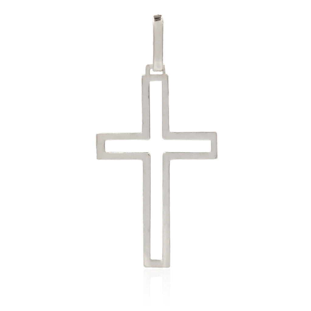LEAKED CROSS SILVER PENDANT