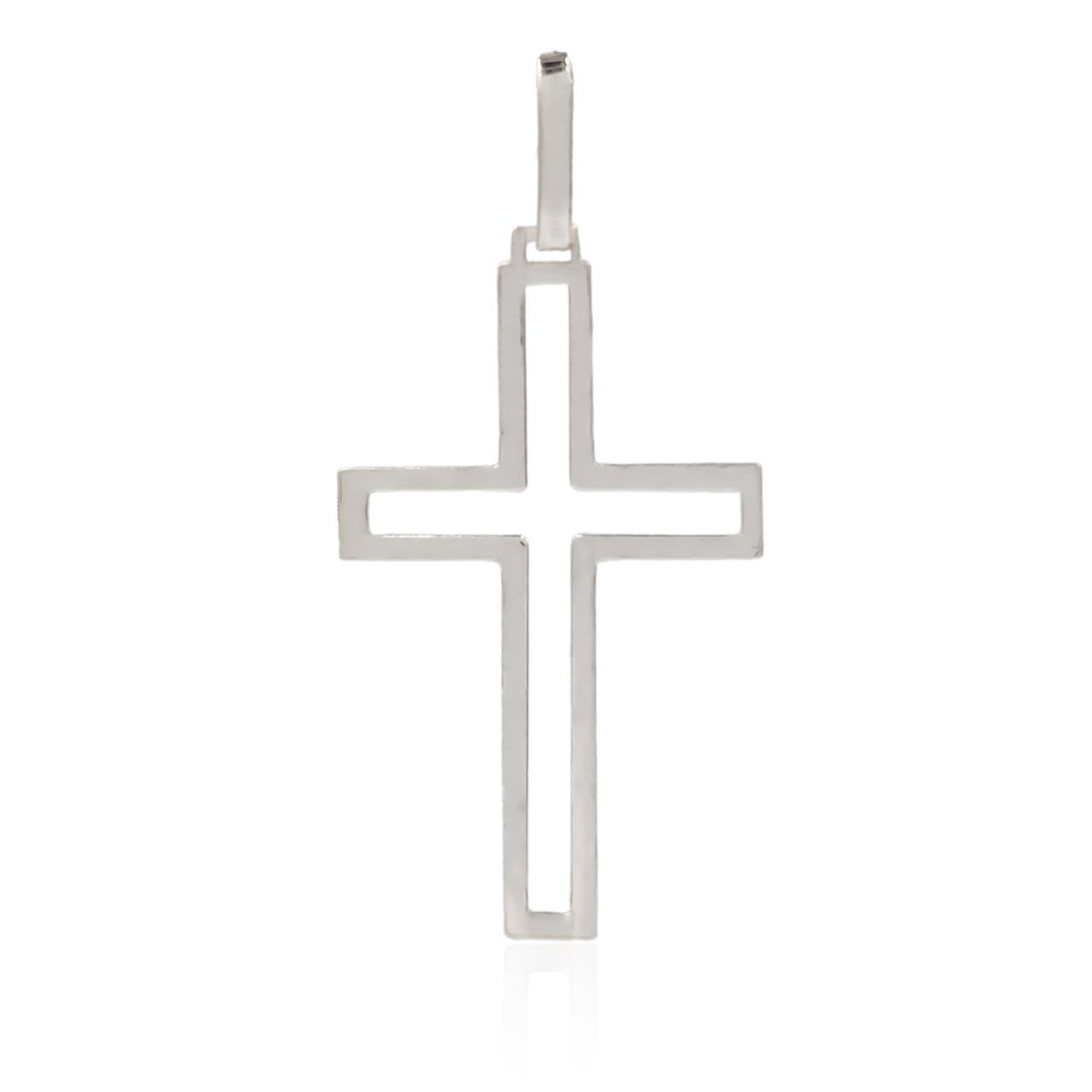 LEAKED CROSS SILVER PENDANT