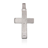 PINGENTE CRUZ ORAÇÃO PAI NOSSO PRATA 925