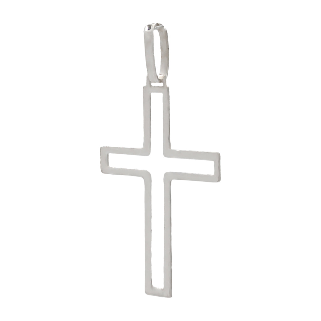 LEAKED CROSS SILVER PENDANT