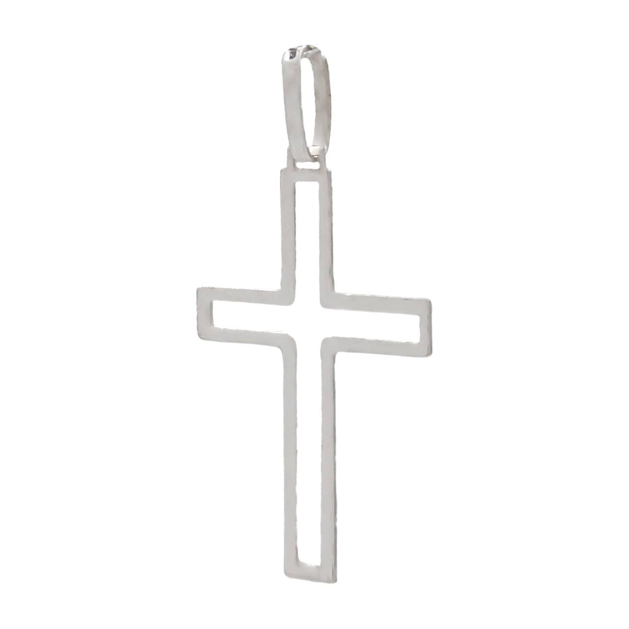LEAKED CROSS SILVER PENDANT