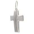 SILVER DOMBED CROSS PENDANT