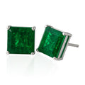 SQUARE SILVER EARRING
