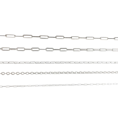 Cordão Cartier Prata 925 Elo Alongado 50cm 60cm 70cm