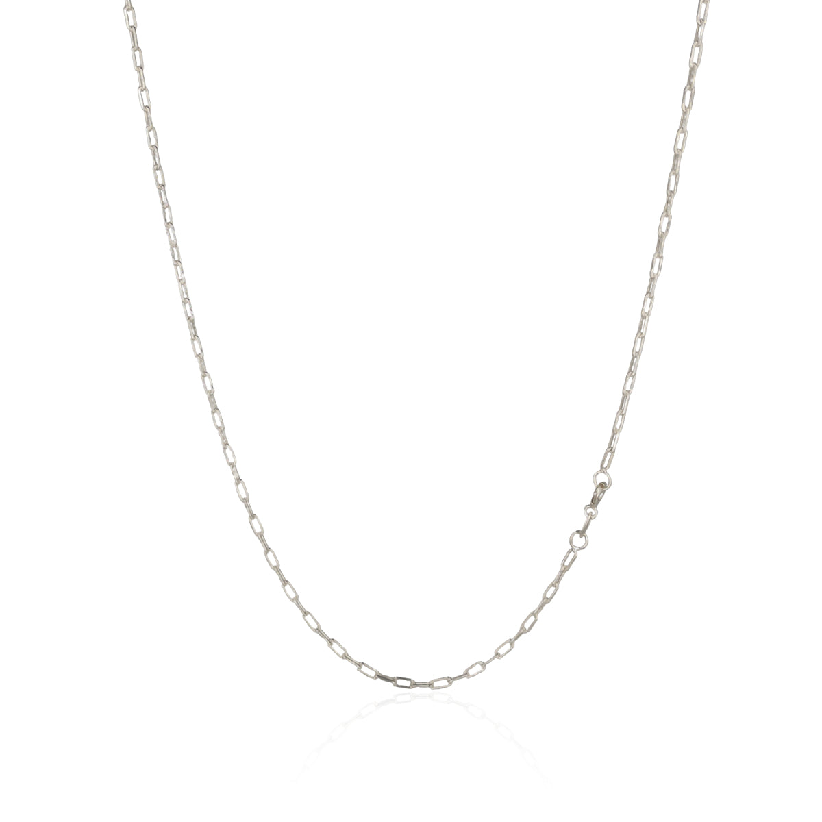 Cordão Cartier Prata 925 Elo Alongado 50cm 60cm 70cm