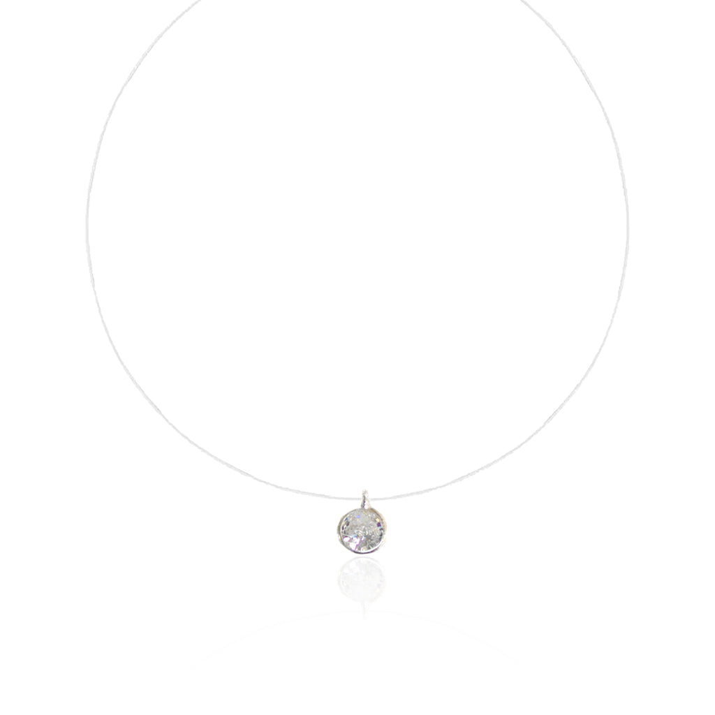 SILVER POINT OF LIGHT NECKLACE
