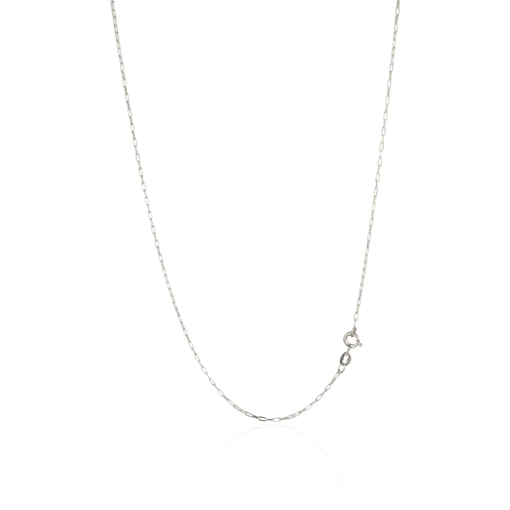 Cordão Cartier Prata 925 Elo Alongado 50cm 60cm 70cm