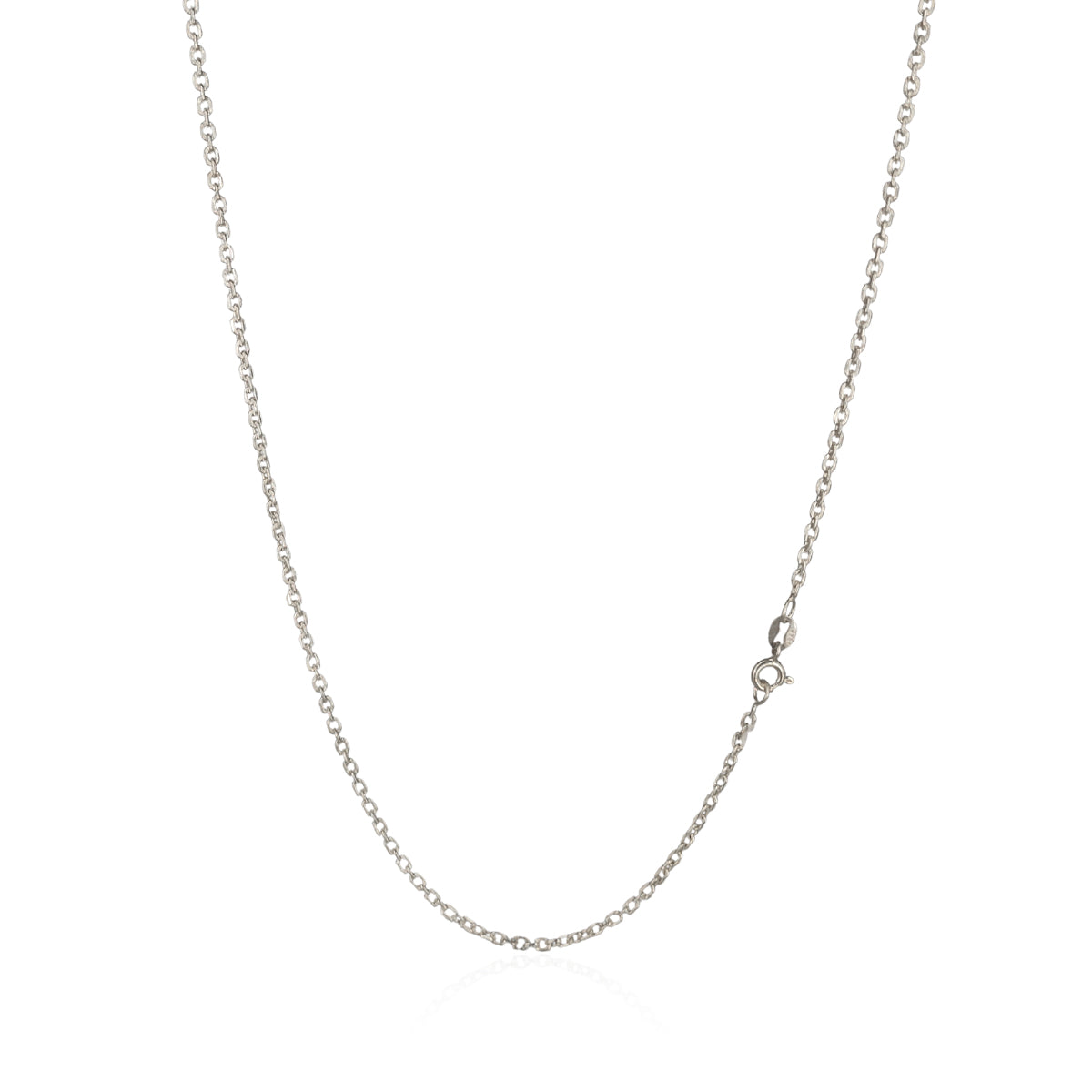 Cordão Cartier Prata 925 Elo Alongado 50cm 60cm 70cm