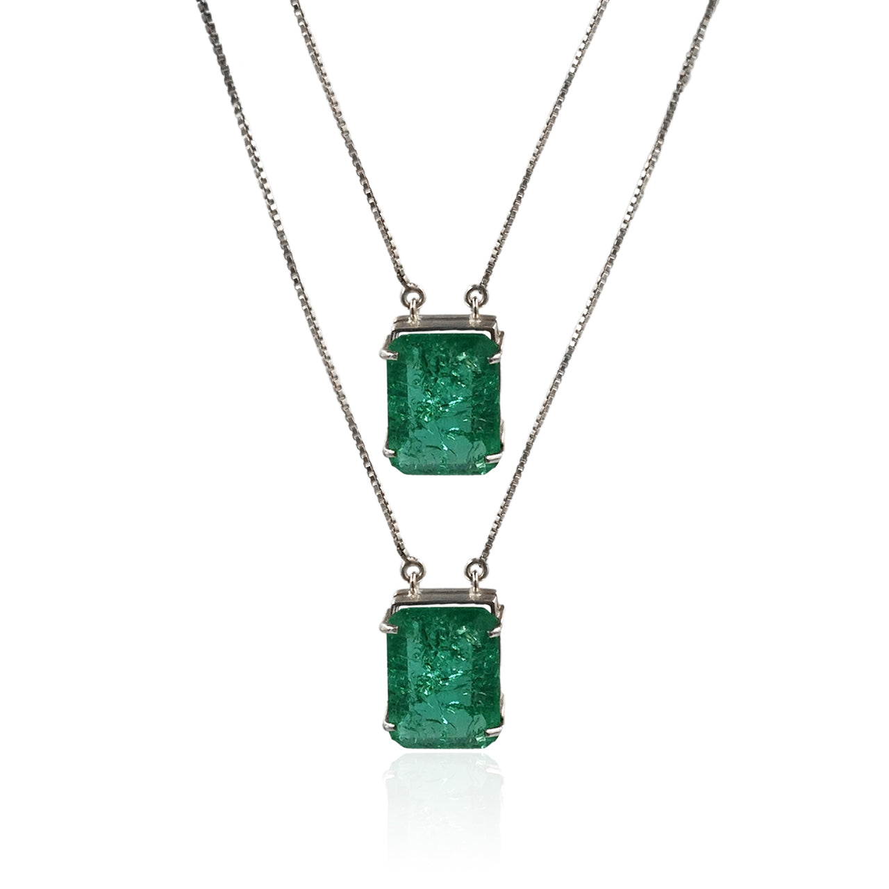 ESCAPULÁRIO RETANGULAR CRISTAL