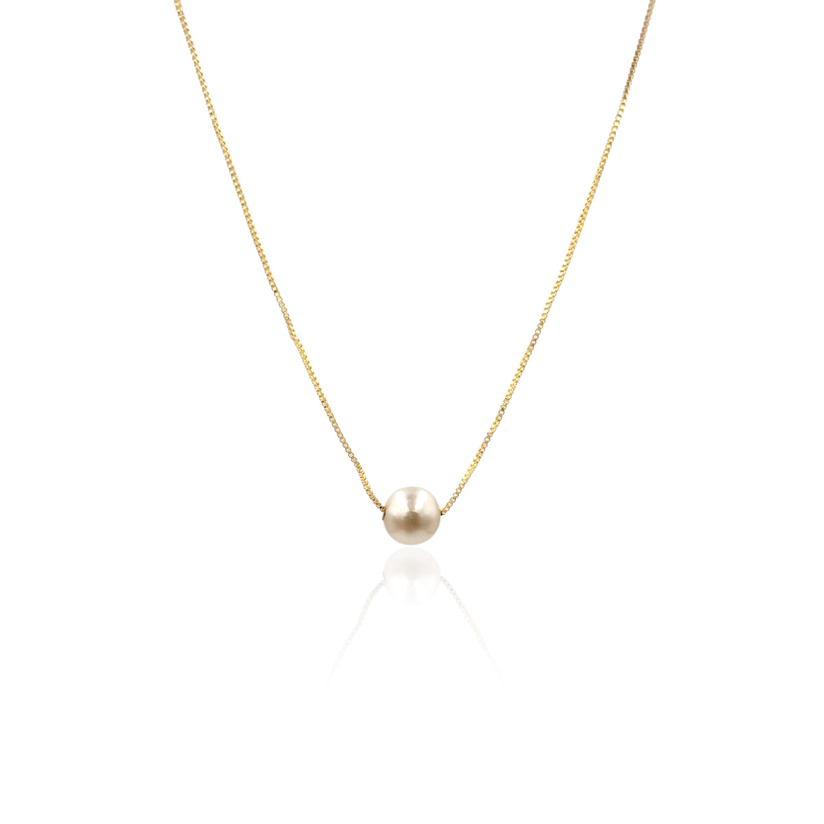 COLAR PÉROLA ÚNICA