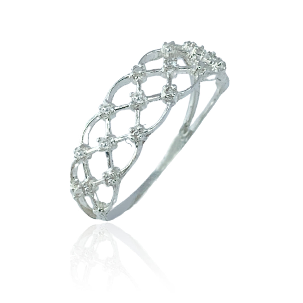 ANEL REDE COM ZIRCÔNIA