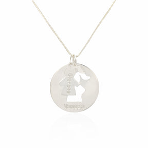 COLAR PERSONALIZADO 2 EM 1 MÃE E FILHA