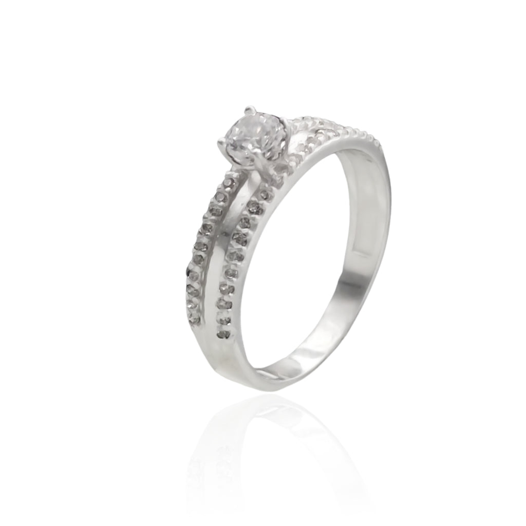 ANEL SOLITÁRIO PRINCESA CHARLOTTE