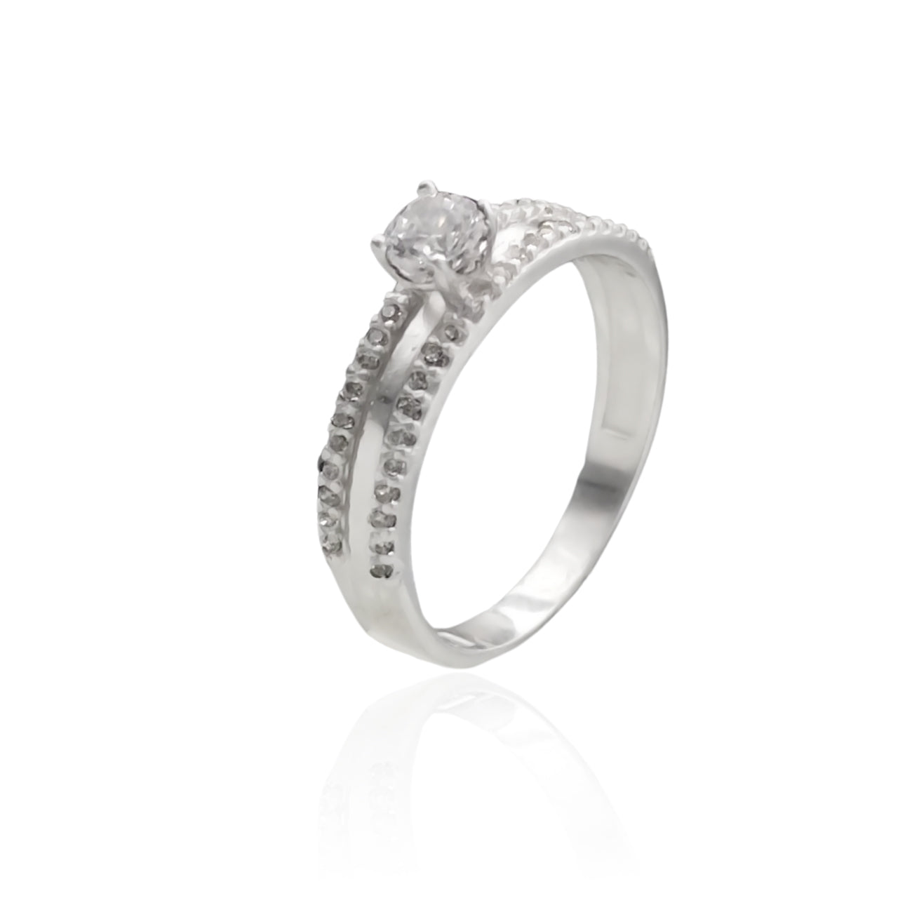 ANEL SOLITÁRIO PRINCESA CHARLOTTE