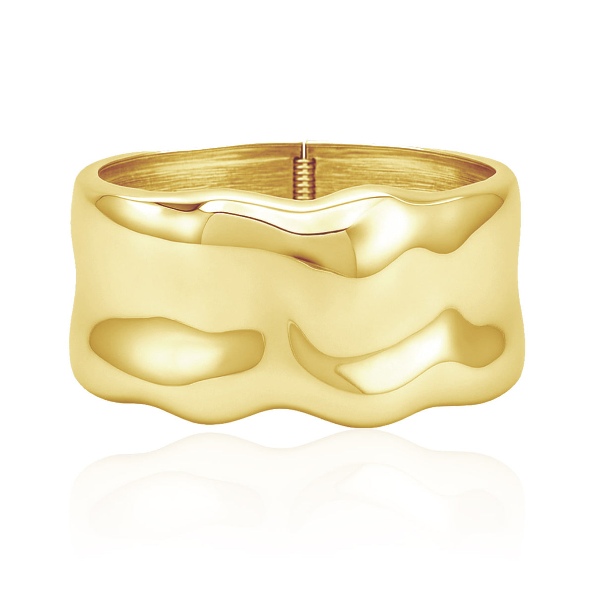 Bracelete Orgânico Design Escultural