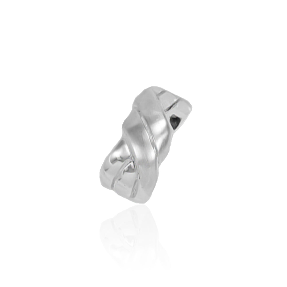 BRAIDED SILVER RING