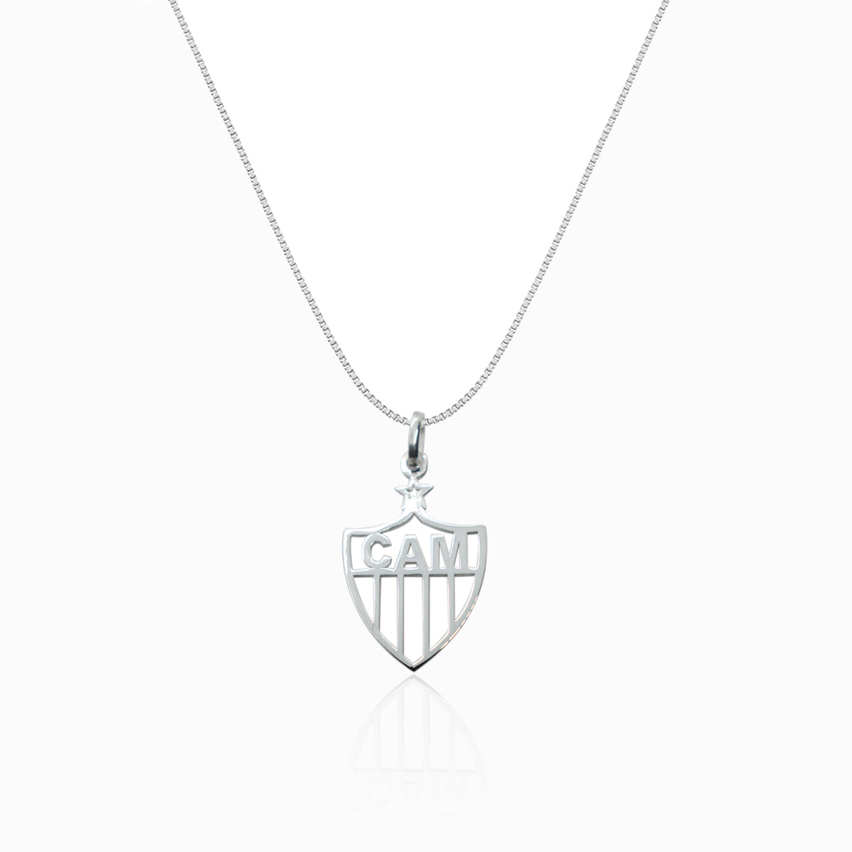 COLAR ESCUDO VAZADO ATLÉTICO - 1,5CM