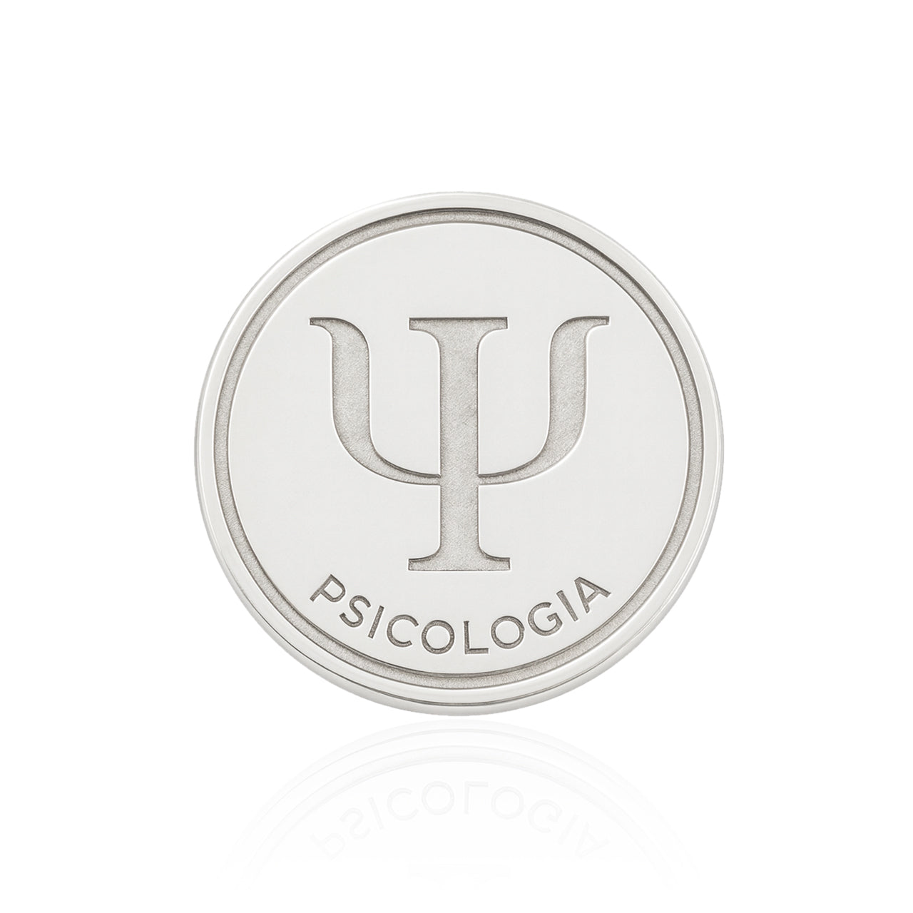 BROCHE DE PRATA CURSO ACADÊMICO