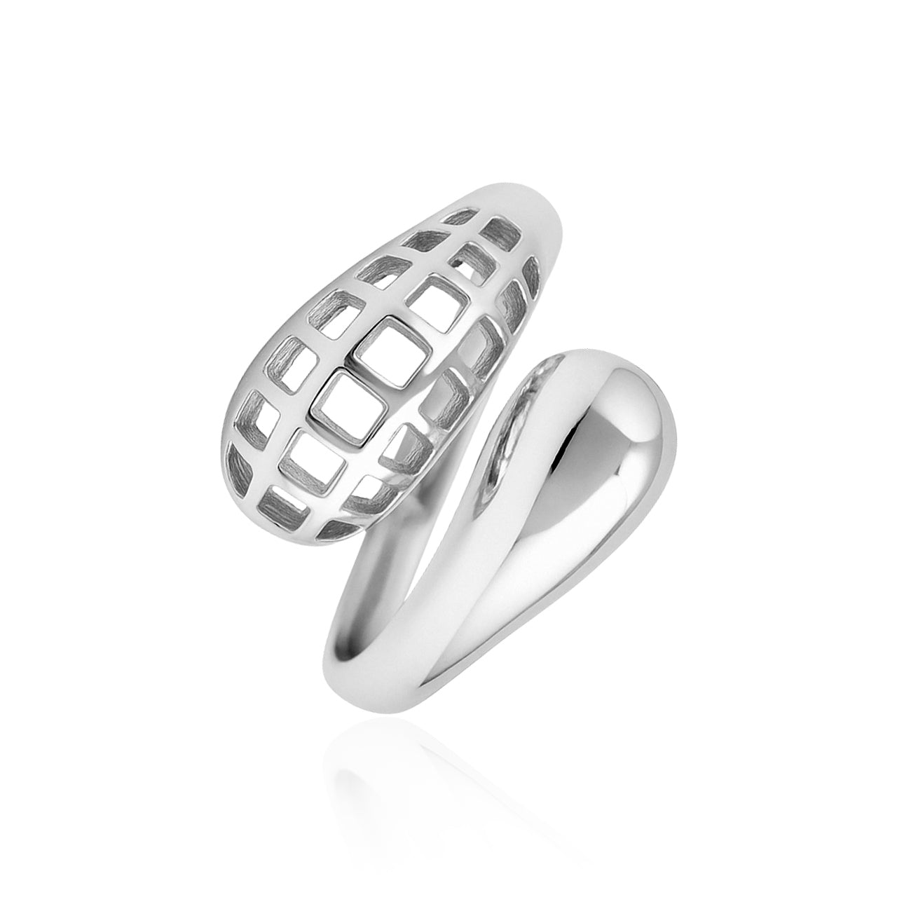 Anel Cabeça de Cobra Vazado Atemporal