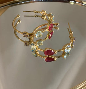 ARGOLA CRISTAL RAINBOW