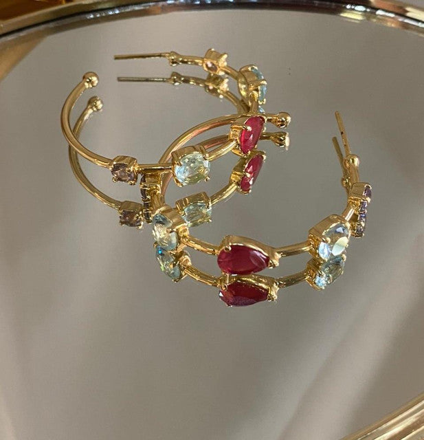 ARGOLA CRISTAL RAINBOW