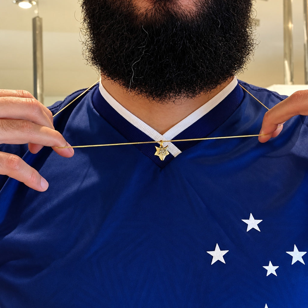 COLAR RAPOSÃO CRUZEIRO FOLHEADO