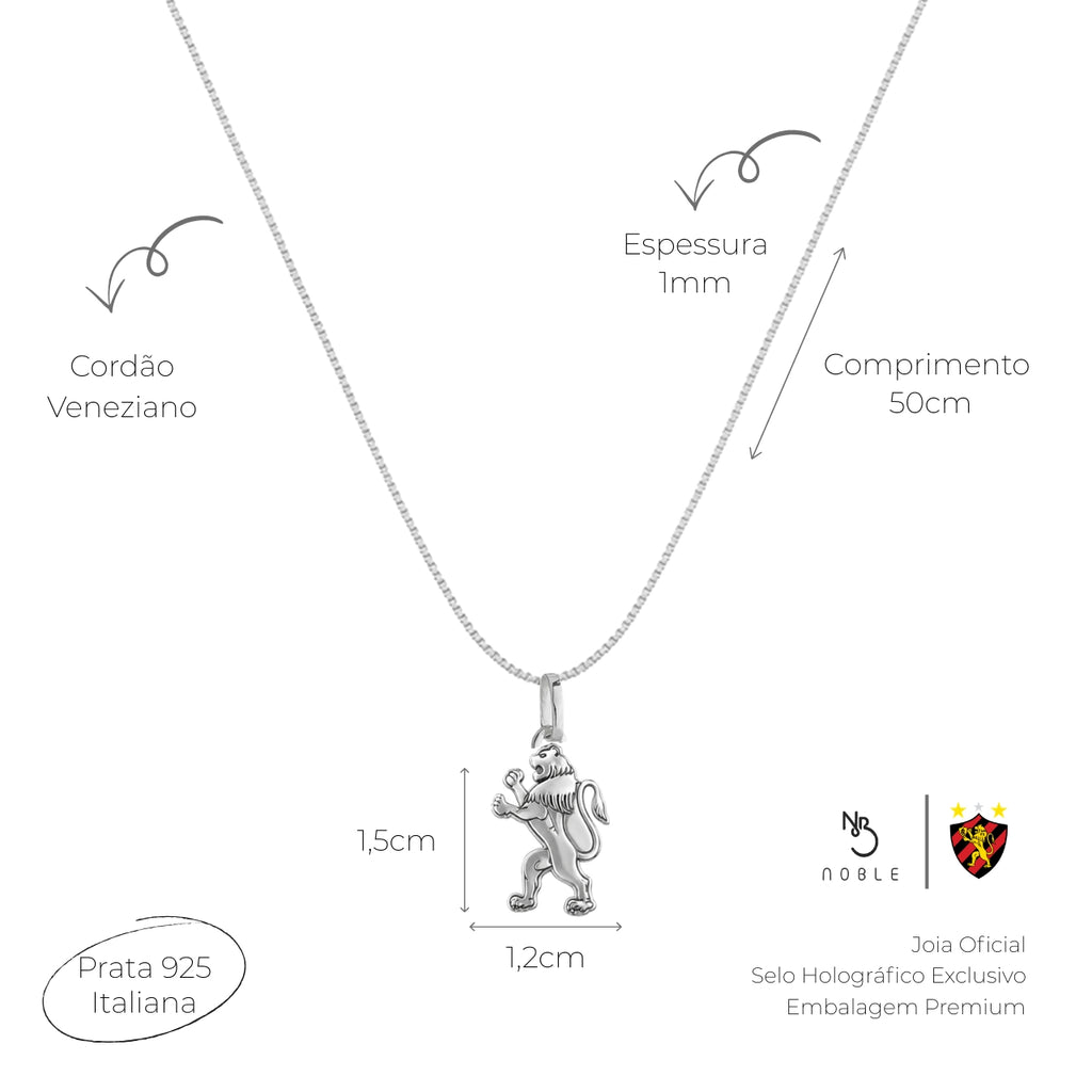 COLAR LEÃO SPORT 1,5CM