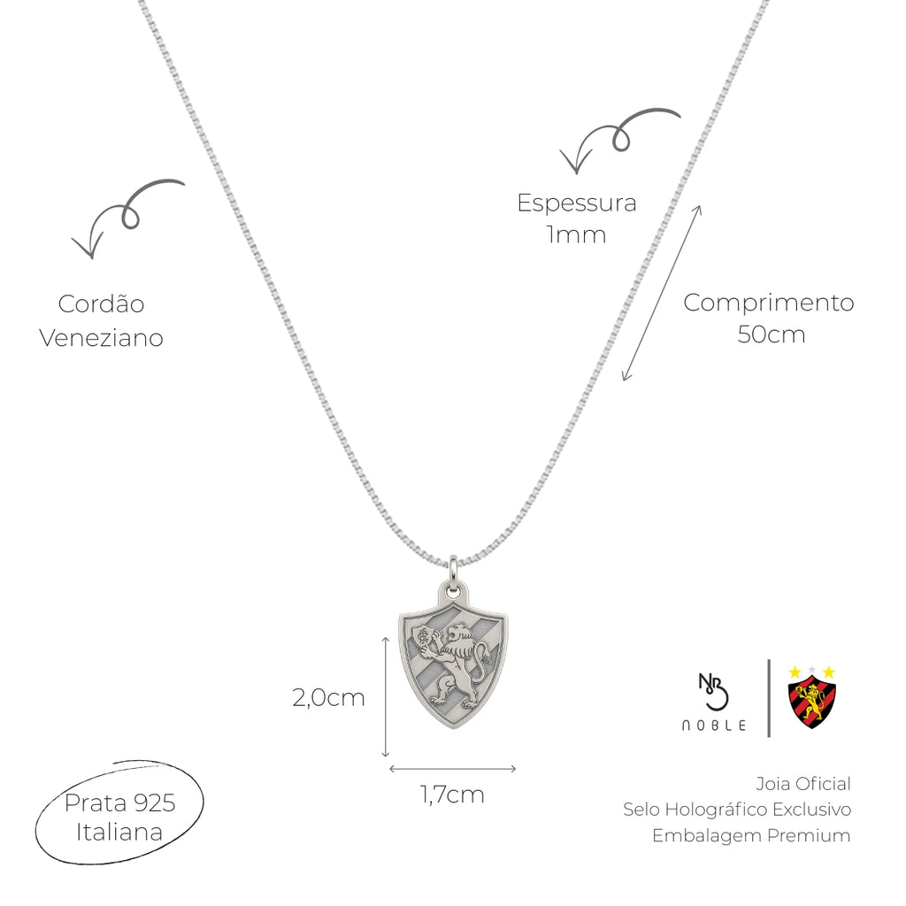 COLAR ESCUDO SPORT 2CM