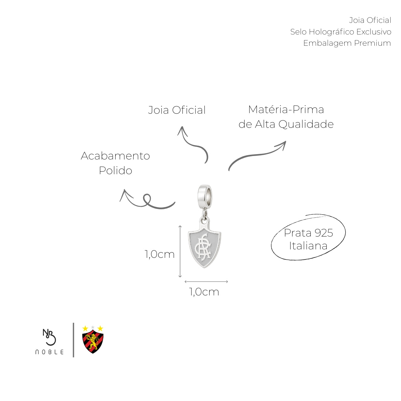 BERLOQUE ESCUDO RETRÔ SPORT