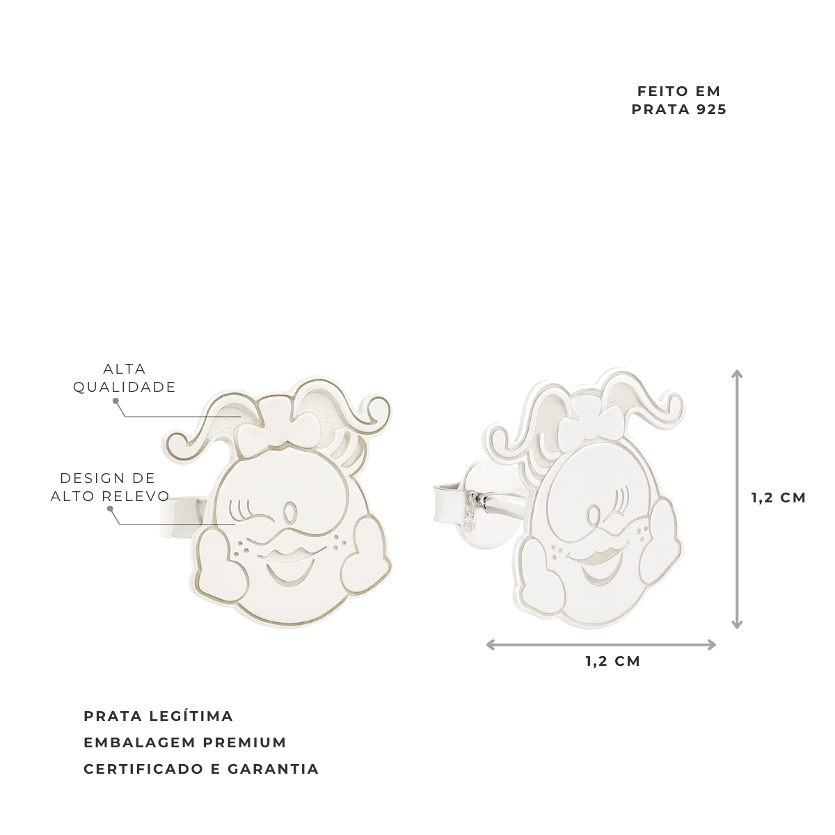BRINCO DE PRATA FANIQUITA PISCADINHA