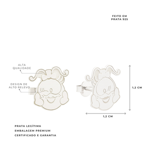 BRINCO DE PRATA FANIQUITA PISCADINHA