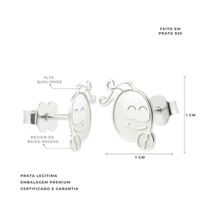 BRINCO DE PRATA SMILINGUIDO ORANDO