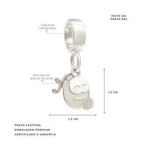 BERLOQUE DE PRATA SMILINGUIDO ORANDO