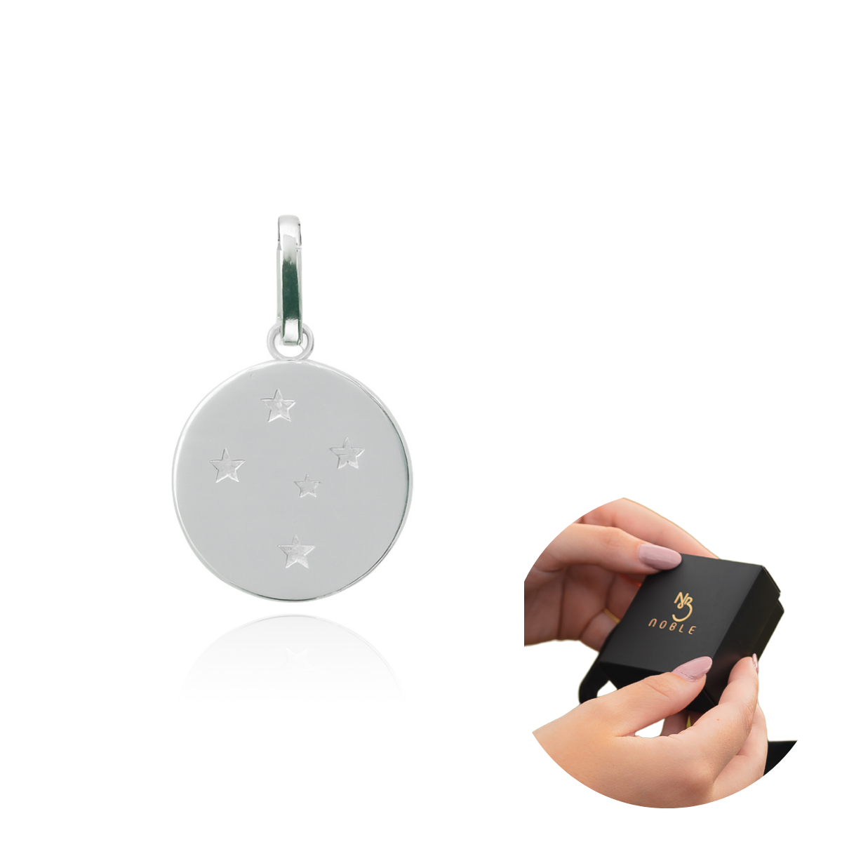 PINGENTE ESTRELAS CRUZEIRO - 1,5CM