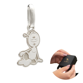 PINGENTE DE PRATA SMILINGUIDO SENTADINHO