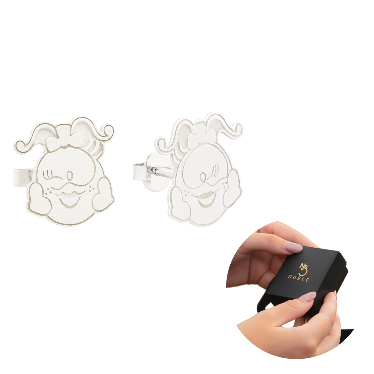 BRINCO DE PRATA FANIQUITA PISCADINHA