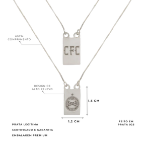 ESCAPULÁRIO CORITIBA - 1,5CM