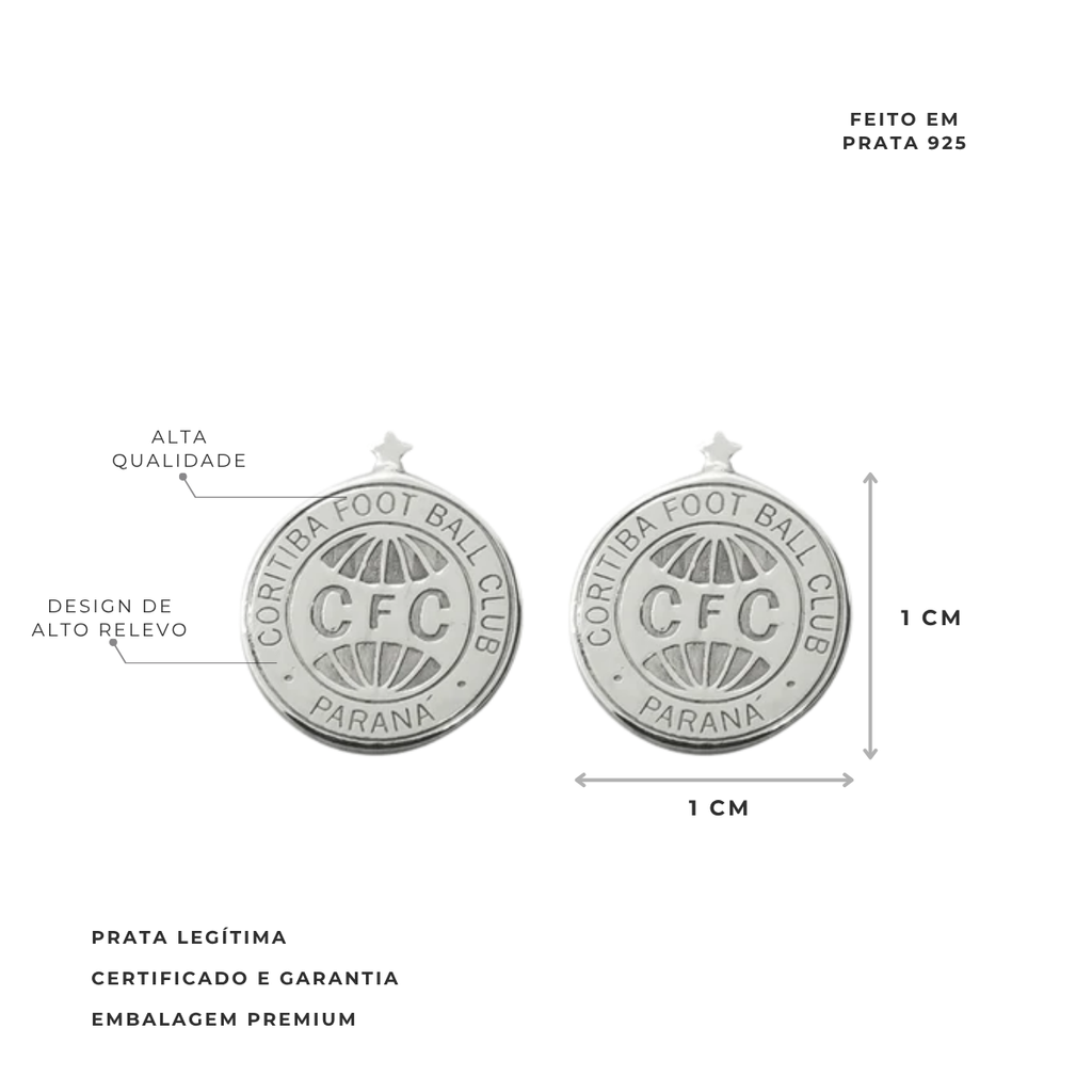 CORITIBA SHIELD EARRING 