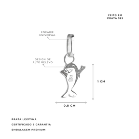 PINGENTE BALEIÃO SANTOS - P