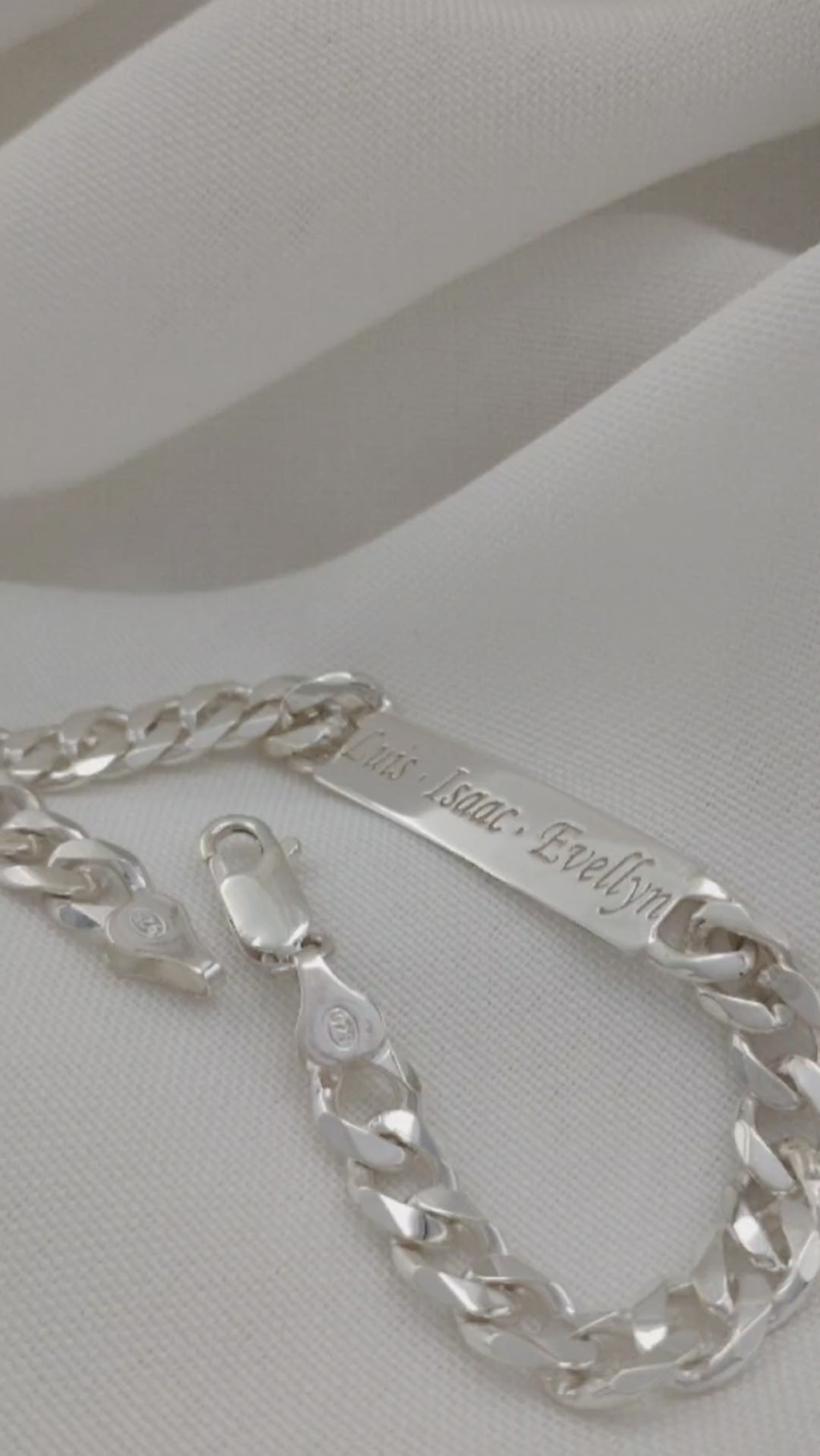 PULSEIRA PERSONALIZADA ELO GROUMET CHAPA GRAVÁVEL