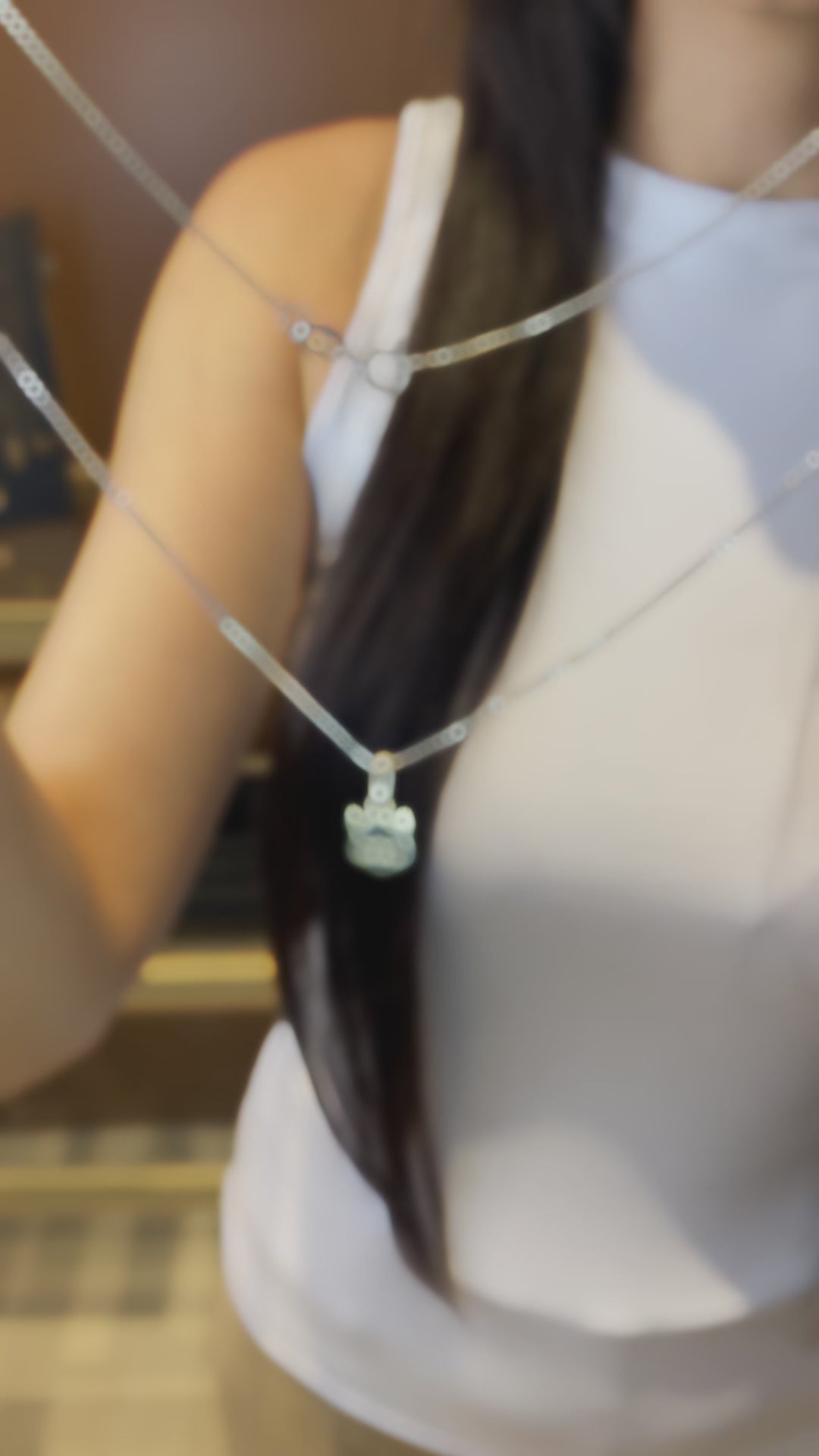 COLAR PORCO GOBATTO PALMEIRAS PRATA 925 LICENCIADO PREMIUM