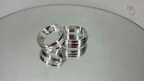 SILVER BATH DATING RING