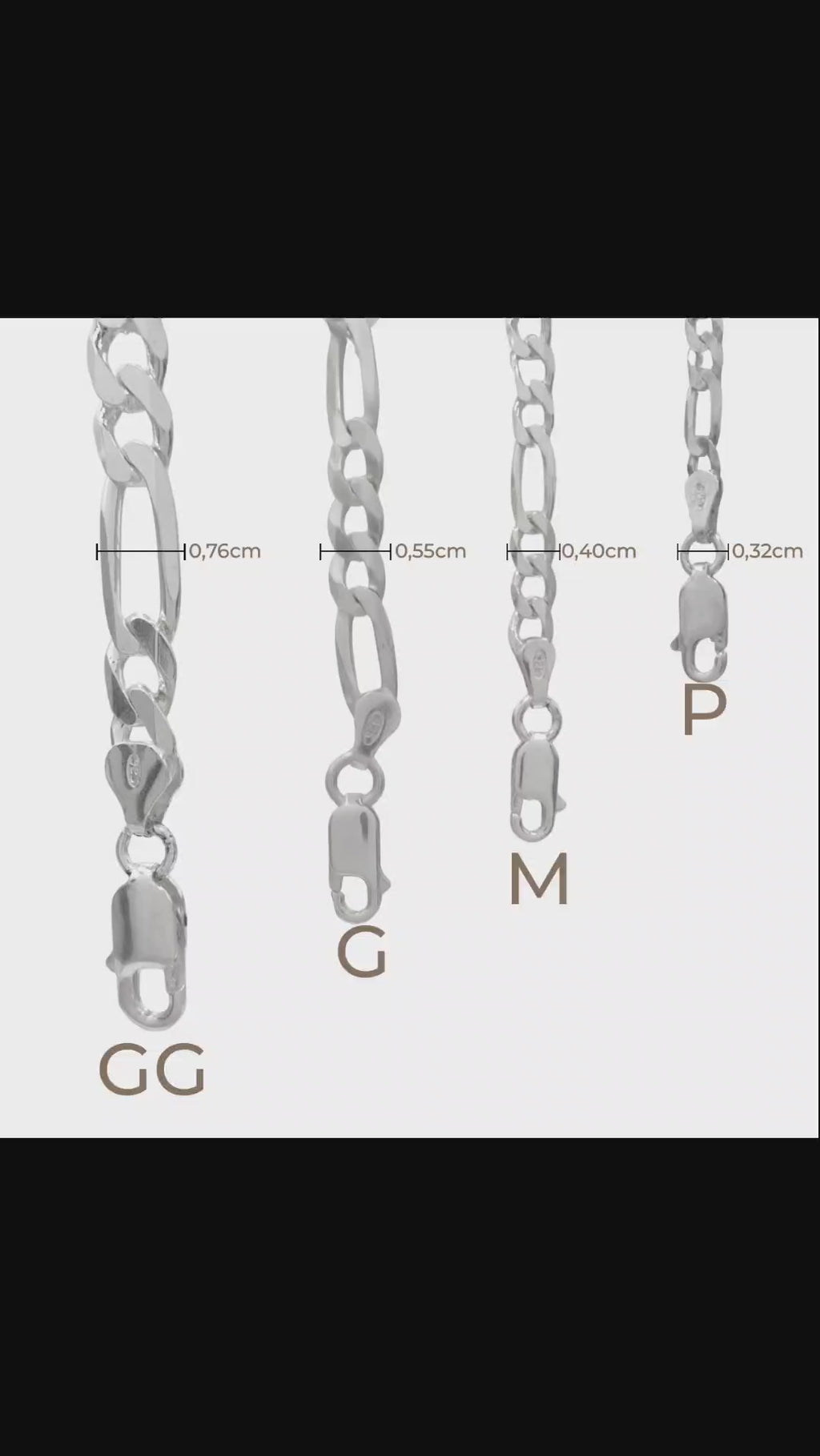 PULSEIRA GROUMET 3X1 PRATA 925 5-6MM 21CM