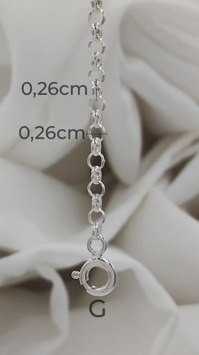 PORTUGUESE LINK SILVER CHORD