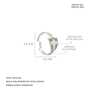 ANEL CRUZ SAVOIA PALMEIRAS AJUSTÁVEL LICENCIADO PREMIUM